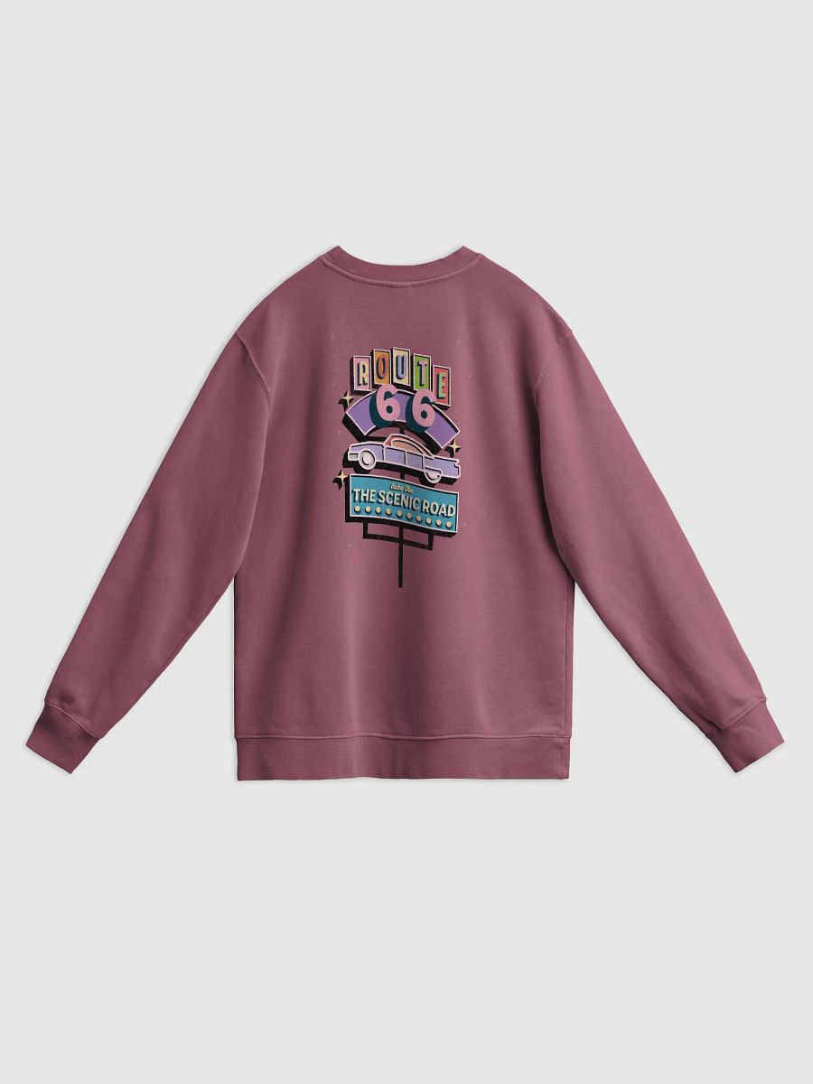 Route 66 Sign Vintage Style Premium Crewneck product image (27)