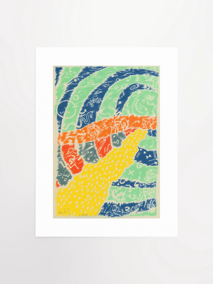 Abstract with Tractor Print product image (2)