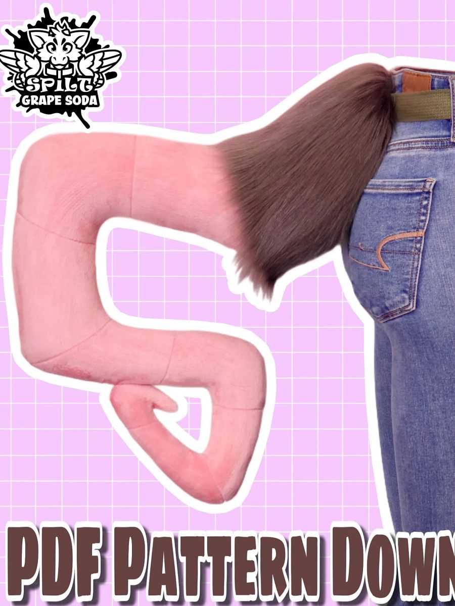 Scrunchy Possum Tail Pattern [PDF DOWNLOAD] product image (1)