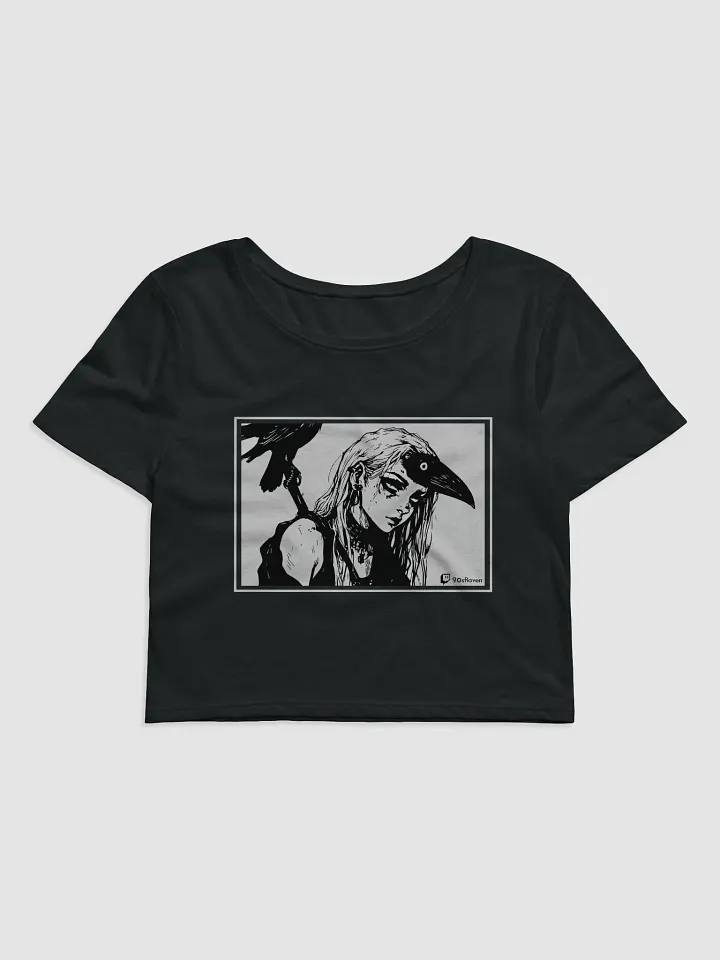 Black Raven Girl Crop Top product image (1)