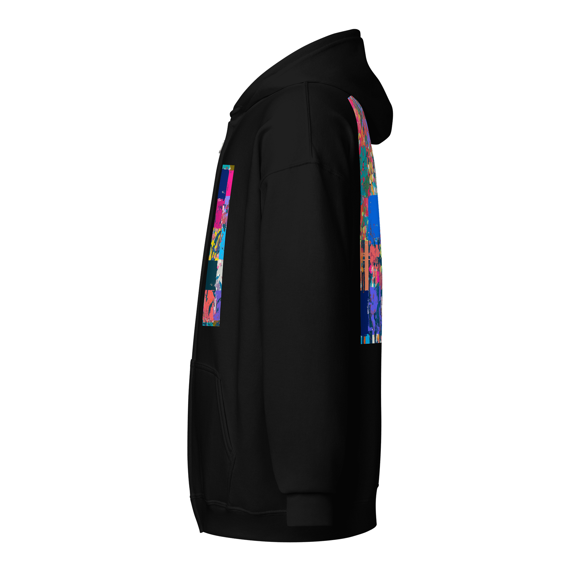 Vibrant Abstract Zip Hoodie product image (15)