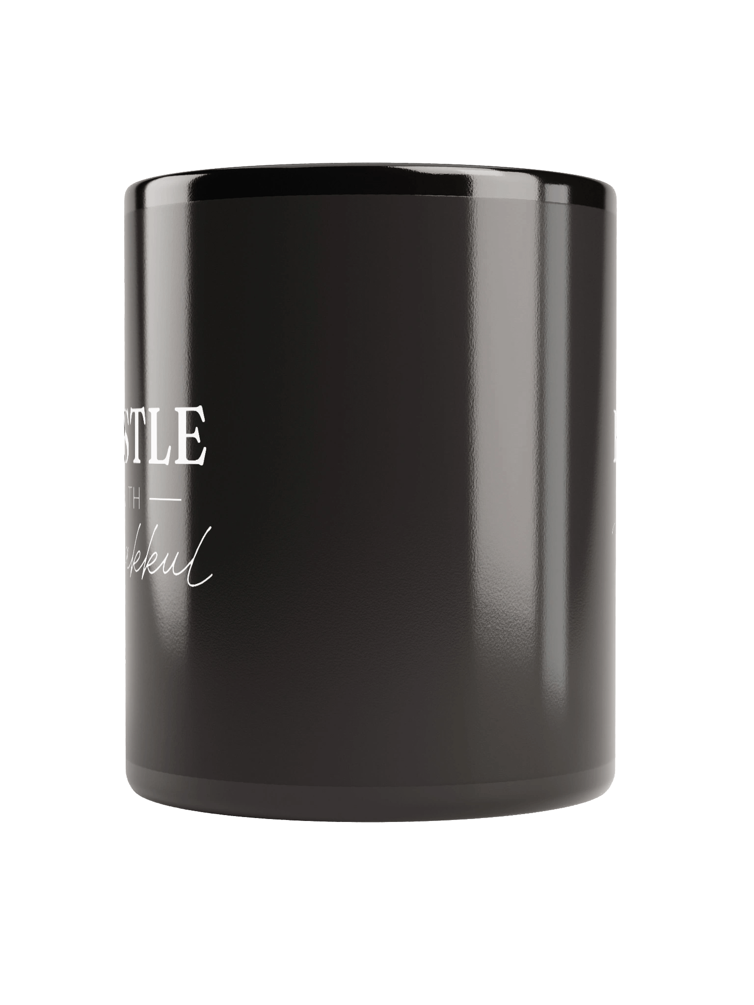 "Hustle with Tawakkul" Black Mug product image (9)