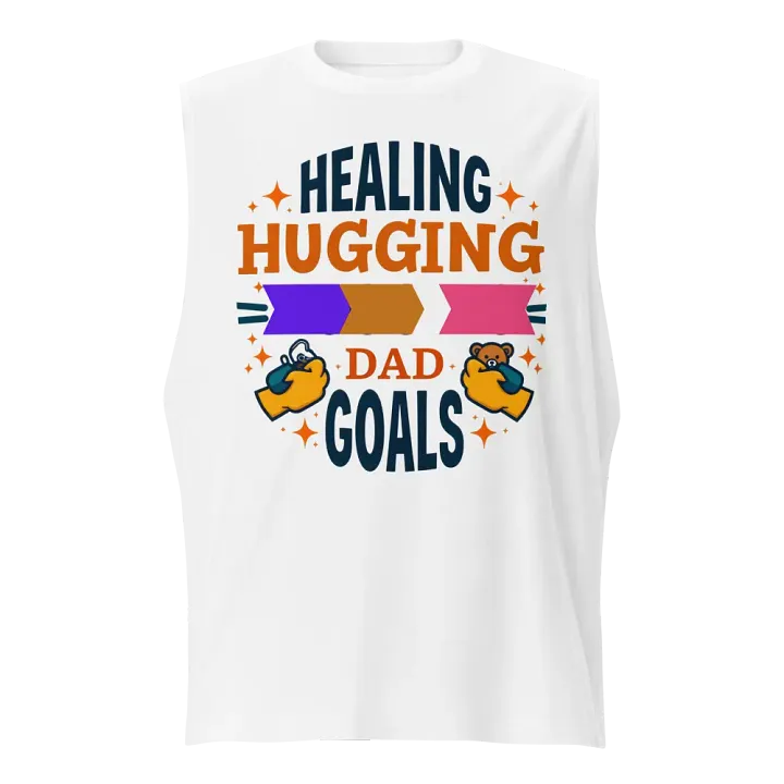 Healing Hugging Dad Muscle Tank product image (5)