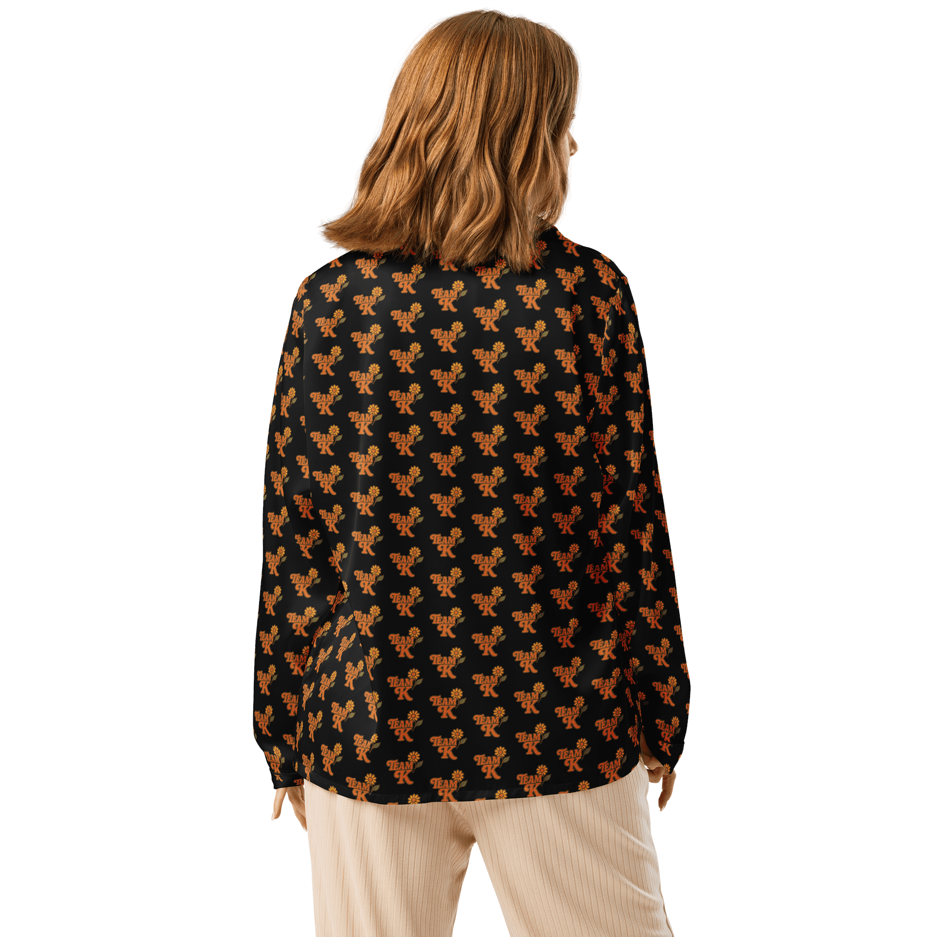 Team K 1970's Women's Long Sleeve Pajama Top product image (2)