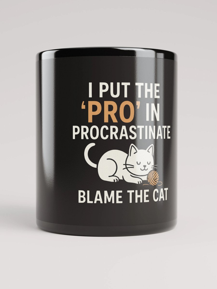 Procrastination forbiden Pro Cat Mug product image (10)