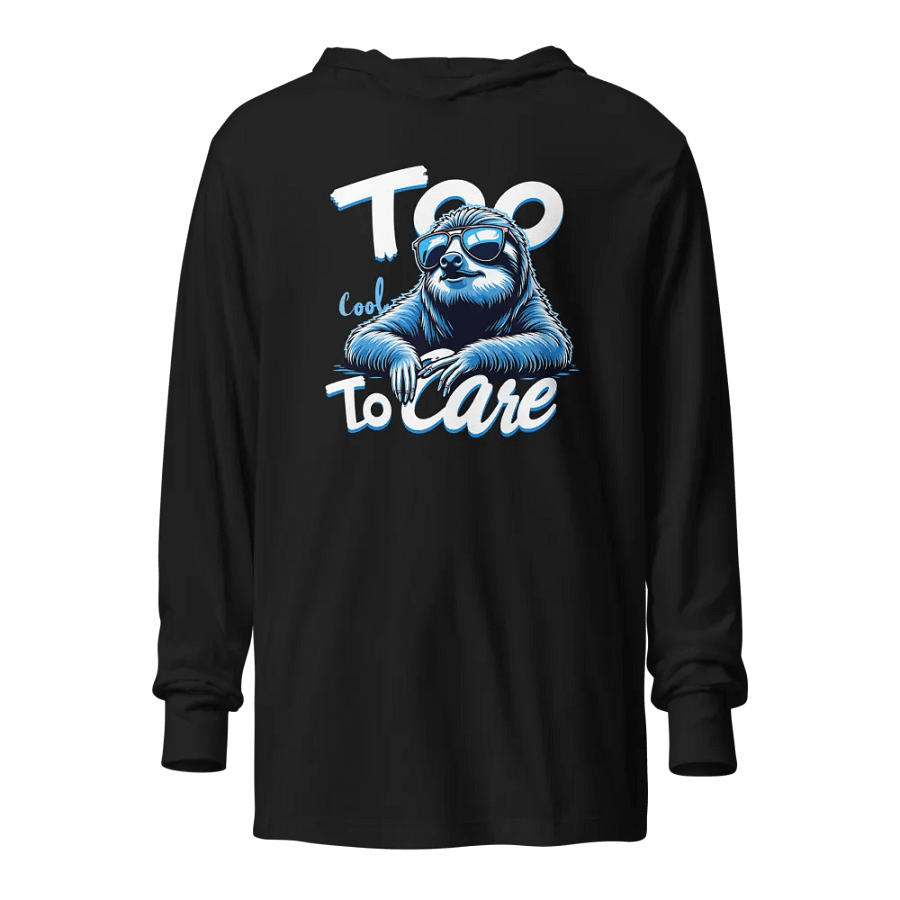Chill Sloth Vibes Hooded Tee product image (1)