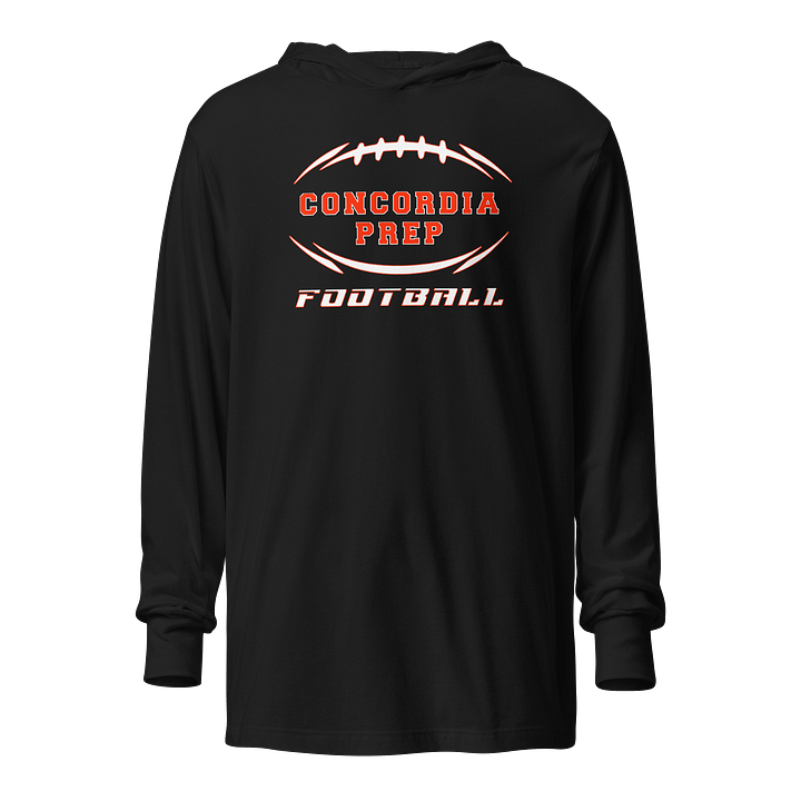 Concordia Prep - Football Logo Hooded Tee product image (1)
