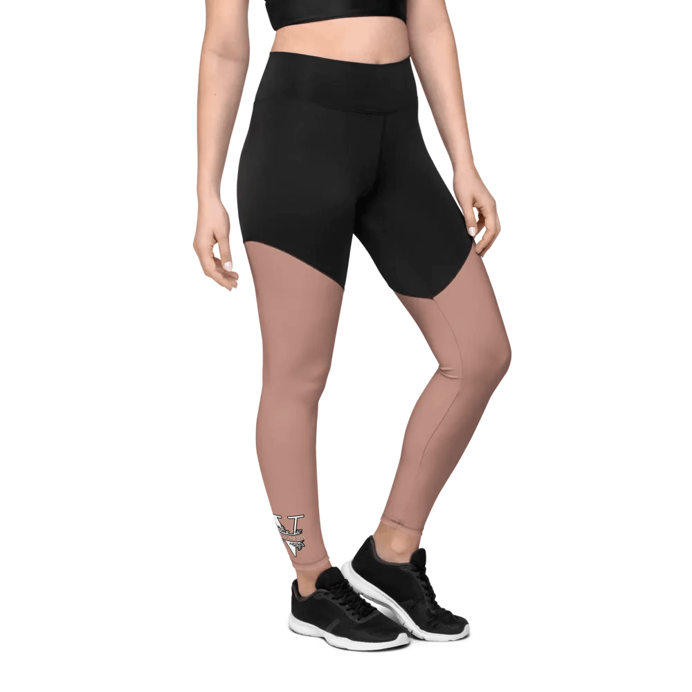 Vivencia Active Rose V Sports Leggings product image (9)