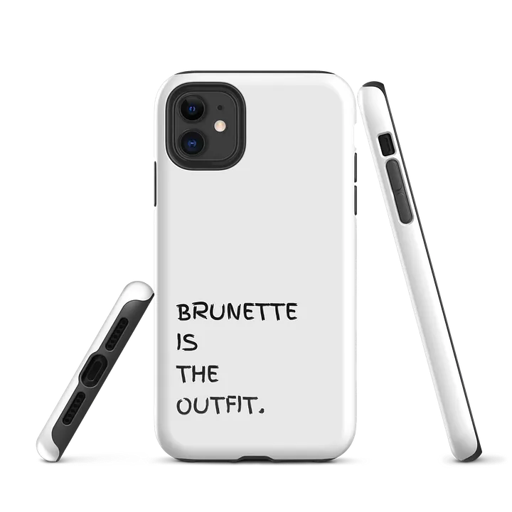brunette i phone case product image (1)