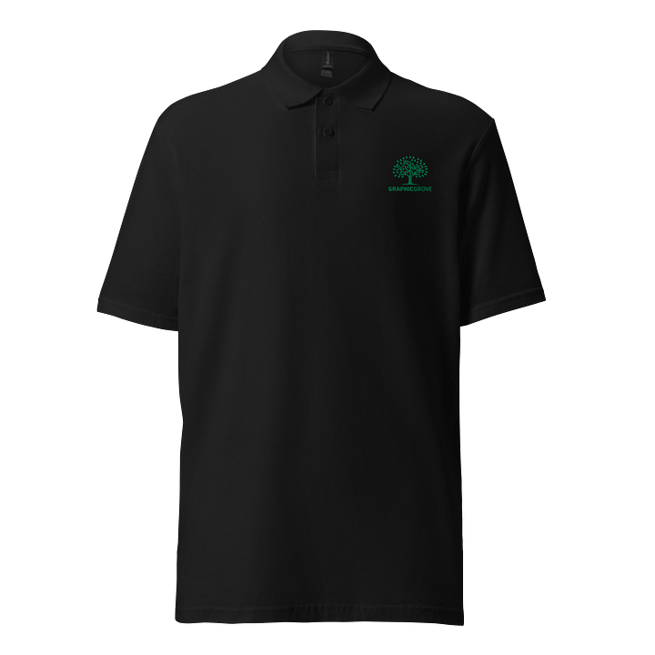 Graphic Grove Unisex Cotton Pique Polo Shirt with Tree Design - Comfortable & Stylish product image (1)