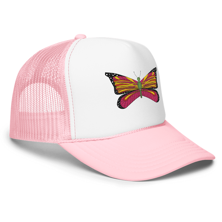 Symmetrical Dragonfly Dreams Foam Trucker Hat product image (18)