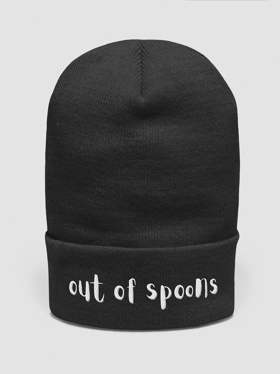 Out of Spoons Beanie product image (1)