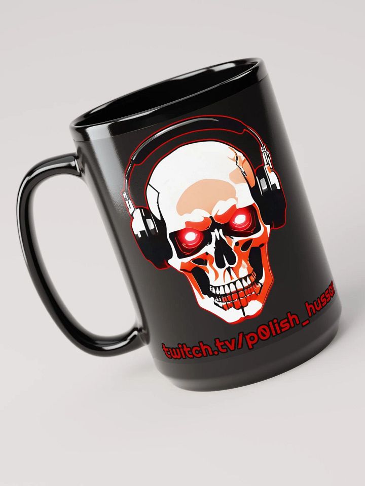 Channel Emote Mug: Skull DJ & Evil Smile 15oz product image (2)