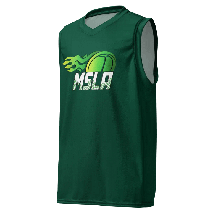 MSLA Green Unisex Basketball Jersey product image (1)