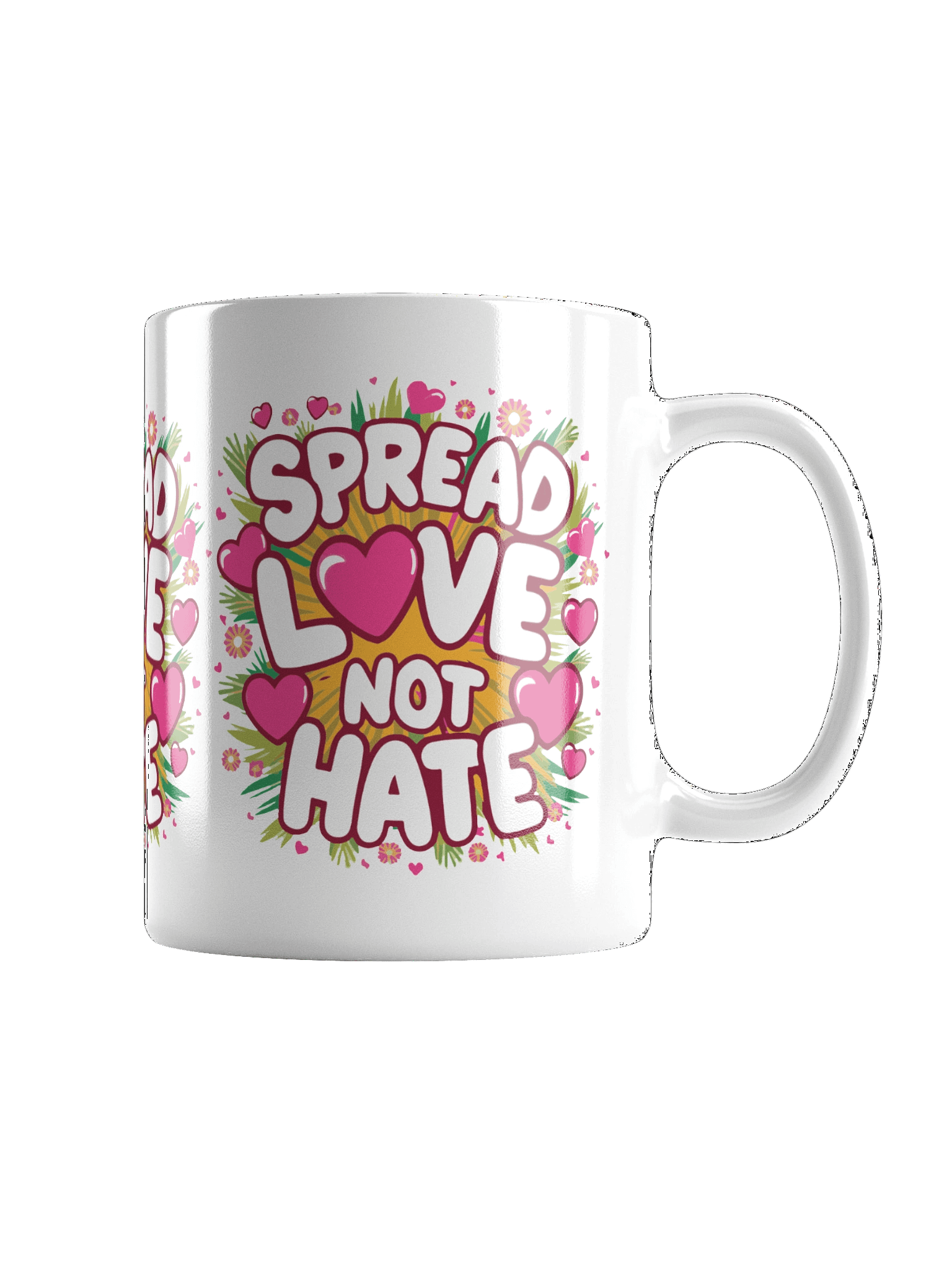 Spread Love | White Glossy Mug product image (1)