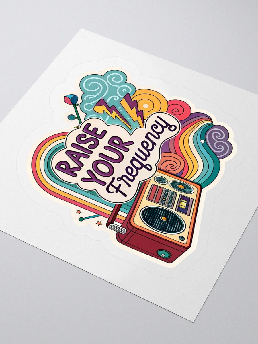 Raise Your Frequency Psychedelic Stickers product image (8)