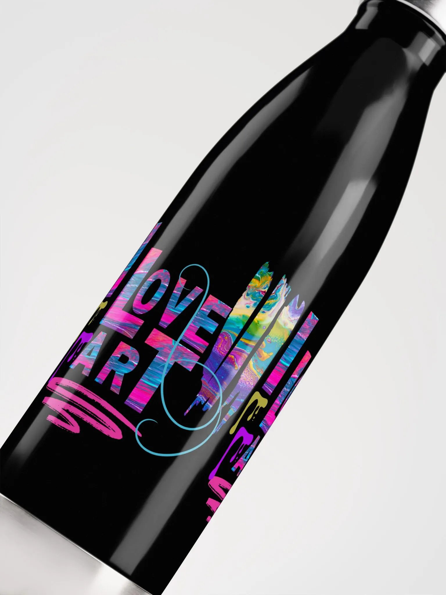 I love art water bottle product image (5)