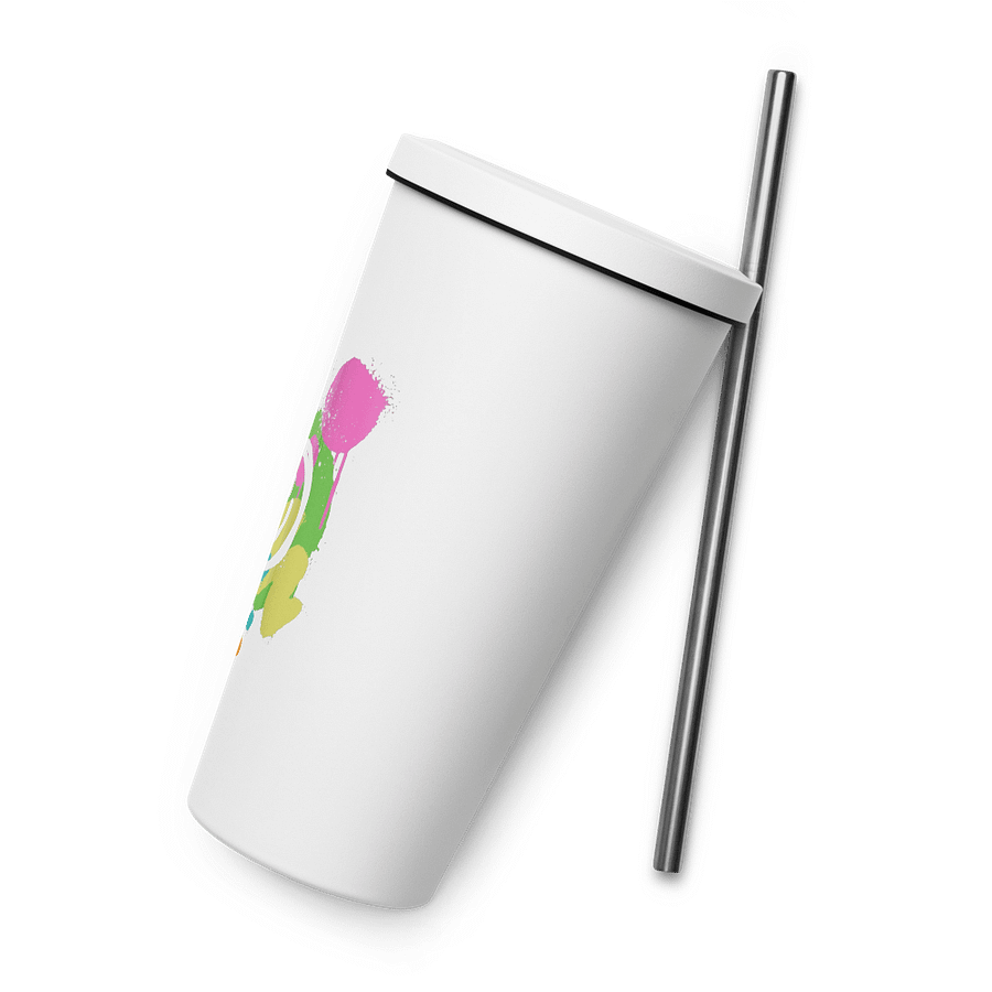 Happy Face: Insulated Cup With Straw product image (8)