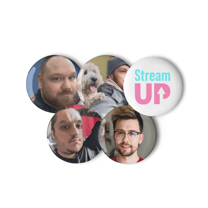 Team StreamUP Pin Button Set product image (2)