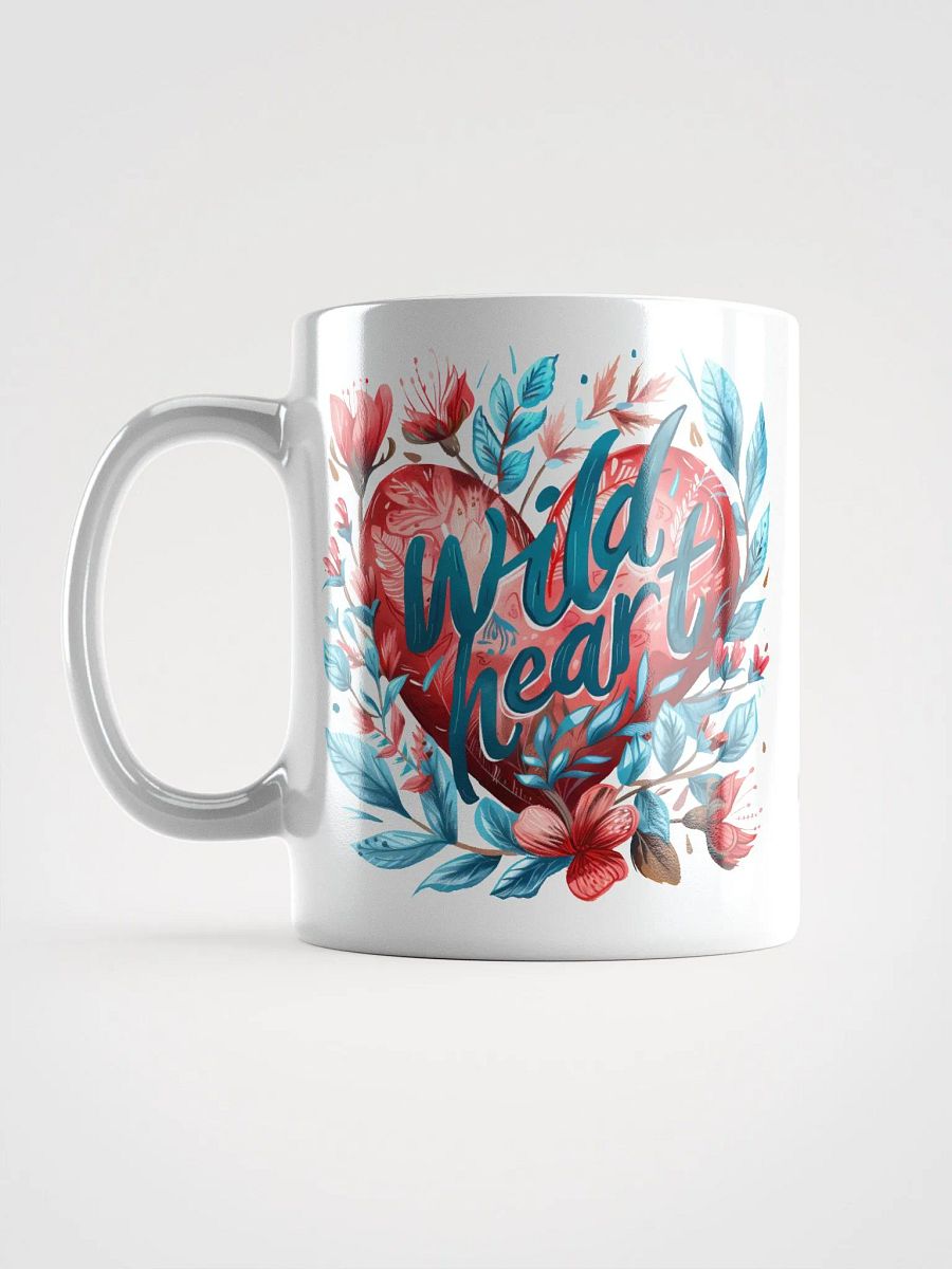 Wild Heart White Glossy Mug product image (6)