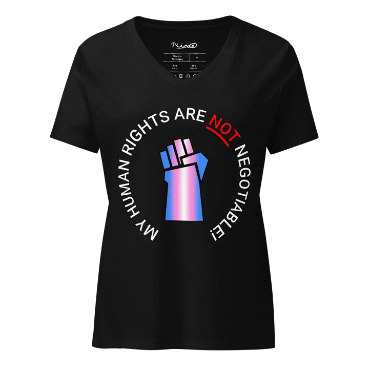 Trans Liberation NOW V-Neck T-Shirt product image (1)