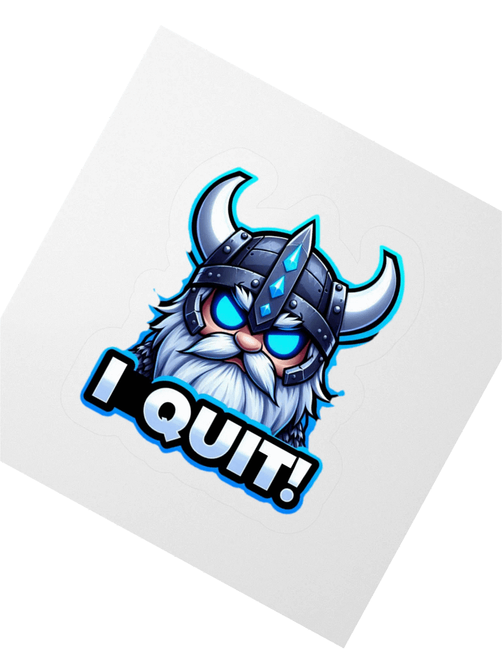 I QUIT sticker product image (6)