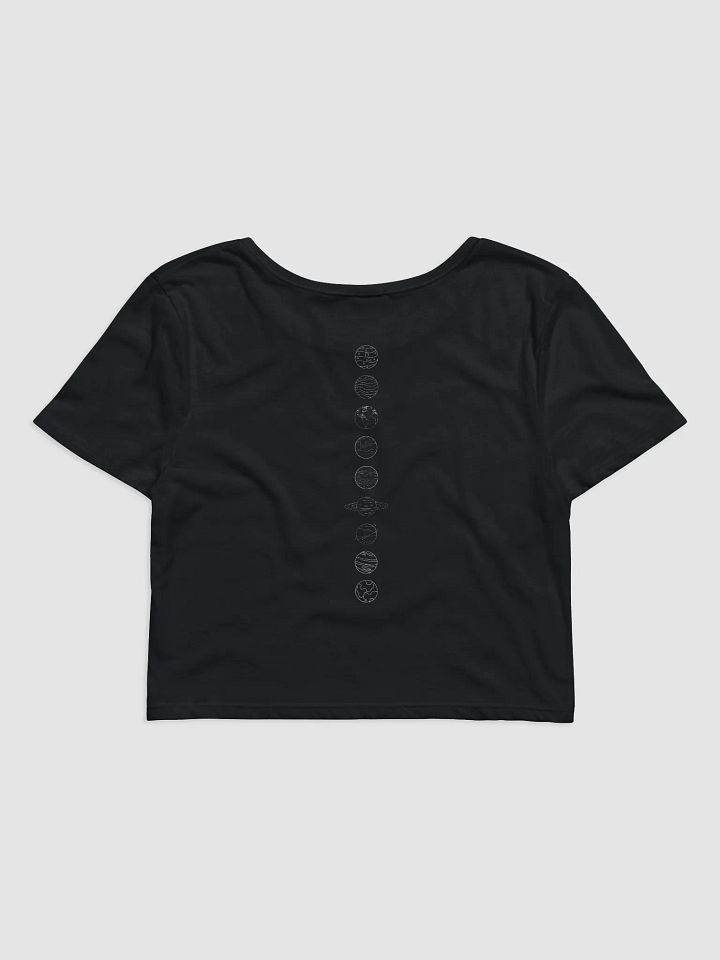 PW crop top with planets on the back product image (2)