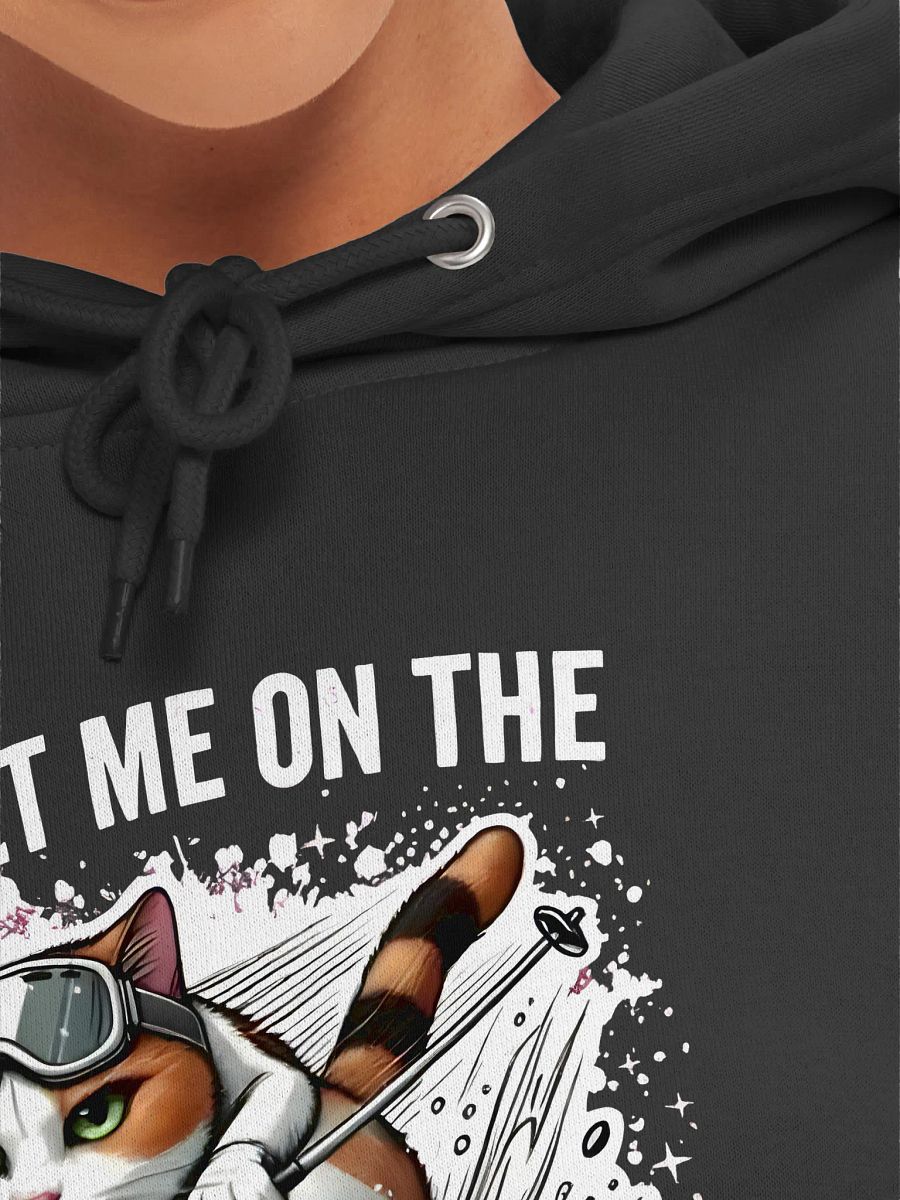 Meowtain Ski Cat Premium Hoodie product image (3)
