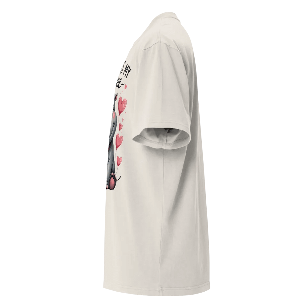 Moo-Deng is My Valentine Oversized Tee product image (5)