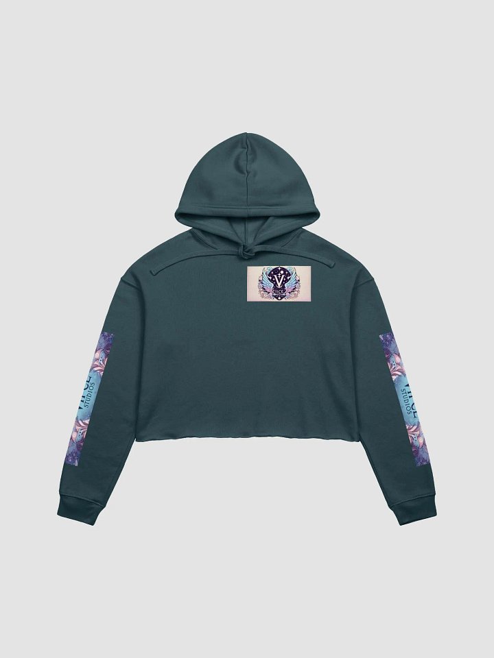 Celestial Serenity Crop Hoodie product image (1)