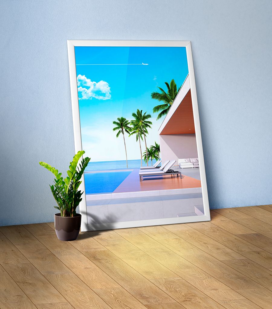 Canaries, Ibiza, Spain, Miami, Florida, Egypt, Morocco, Tunisia — Minimalistic travel posters, Boho travel art, aesthetic poster, City pop art product image (1)
