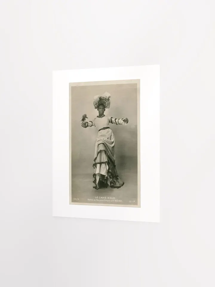 William Dorsey Swann In Drag Performs A Cakewalk In Paris By Unknown (1903) - Print product image (2)