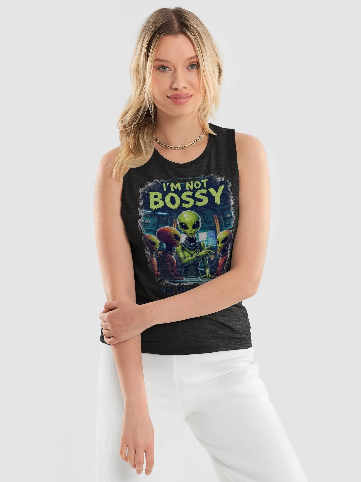 Alien Boss Control Room Women's Tank product image (10)