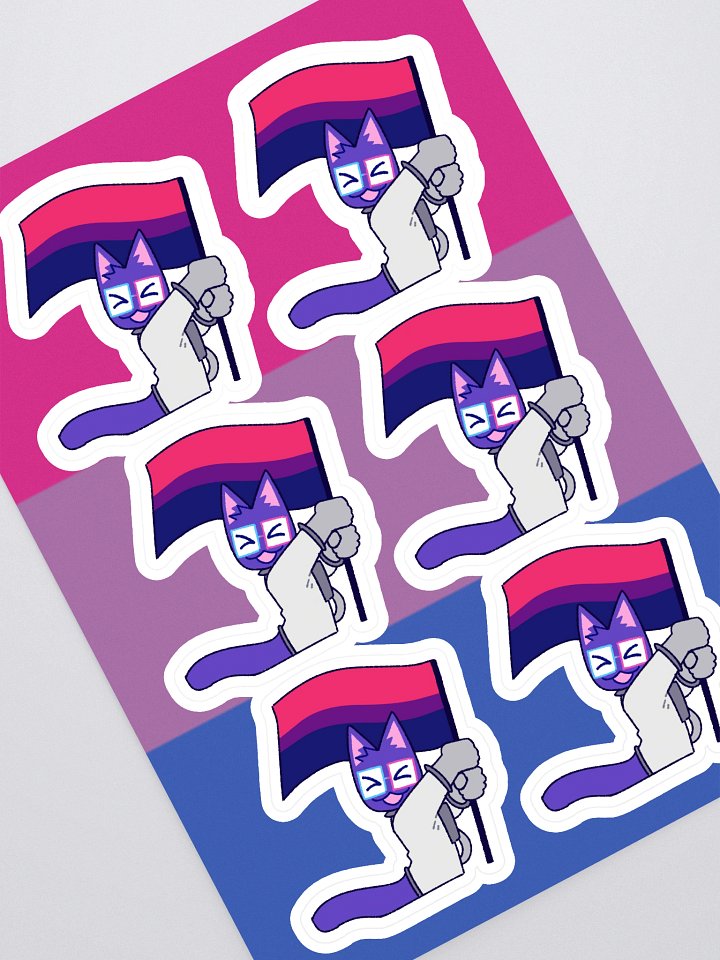 bisexual pride kaykay sticker sheet product image (1)
