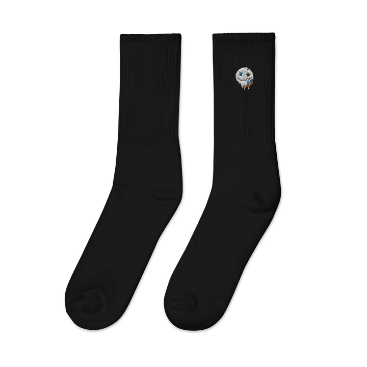 Melting Smiles Embroidered Crew Socks product image (3)