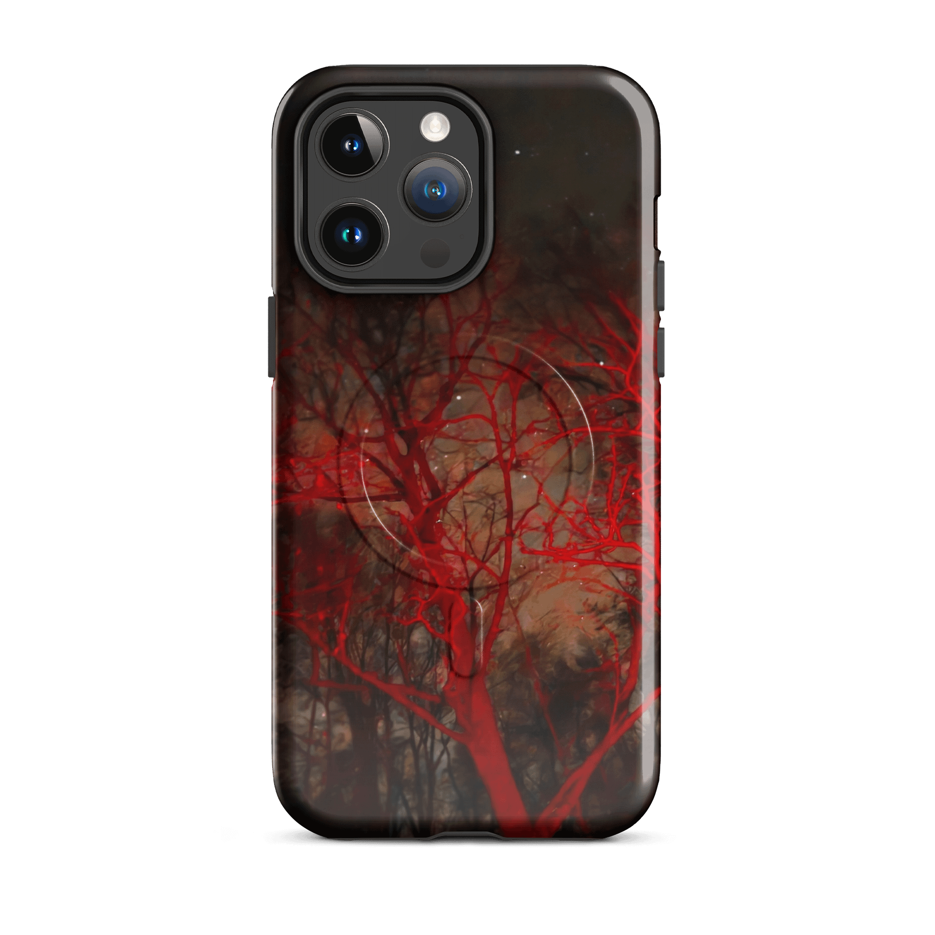 Night Sky Red Forest iPhone® Case product image (2)