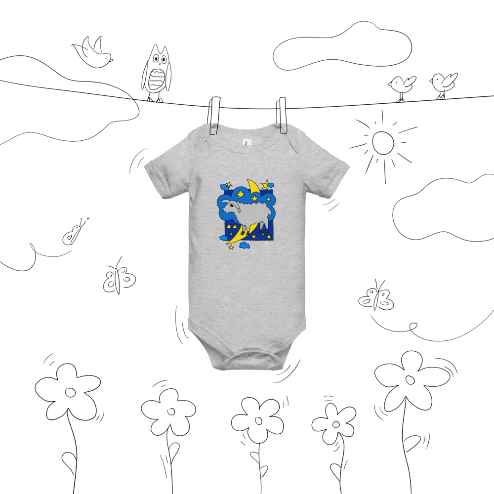 Sleepy Sheep - Baby Onesie product image (9)