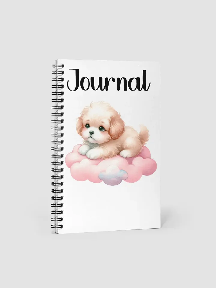 Puppy on a Cloud and Heartfelt Wings Spiral Notebook product image (1)