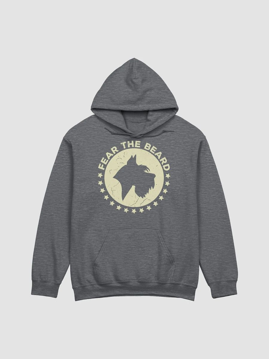 Fear the Beard Schnauzer(Off-White Print) Hooded Sweatshirt | Funny Hoodie for Schnauzer Paw-rents product image (17)