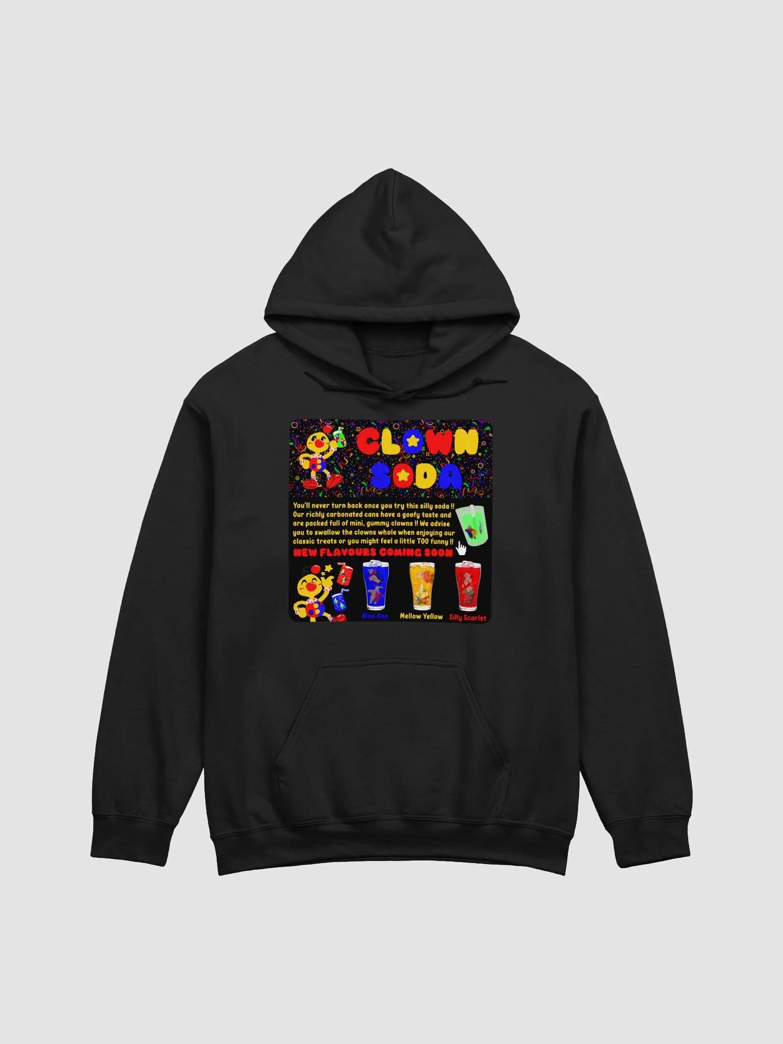 Front Boyoyoing Clown Soda Website Unisex Hoodie product image (1)