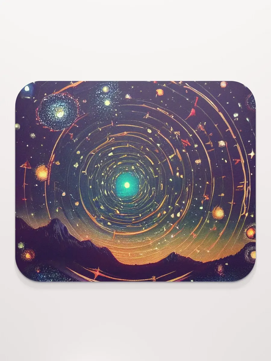 Galactic Vortex Mouse Pad product image (2)