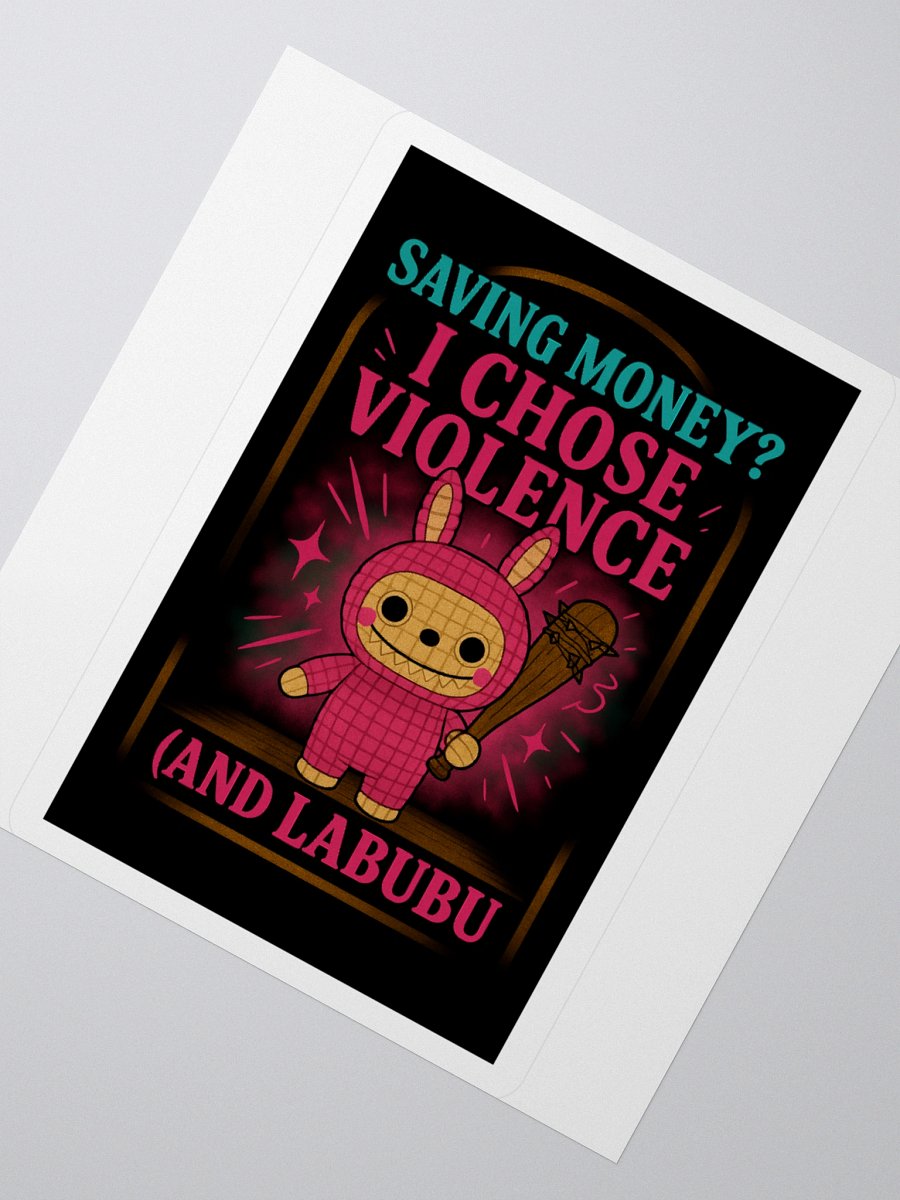 Chose Violence Kiss Cut Sticker product image (5)