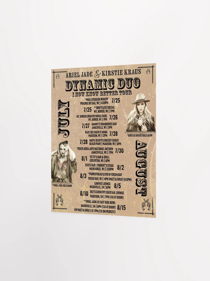 Dynamic Duo Tour Poster product image (6)