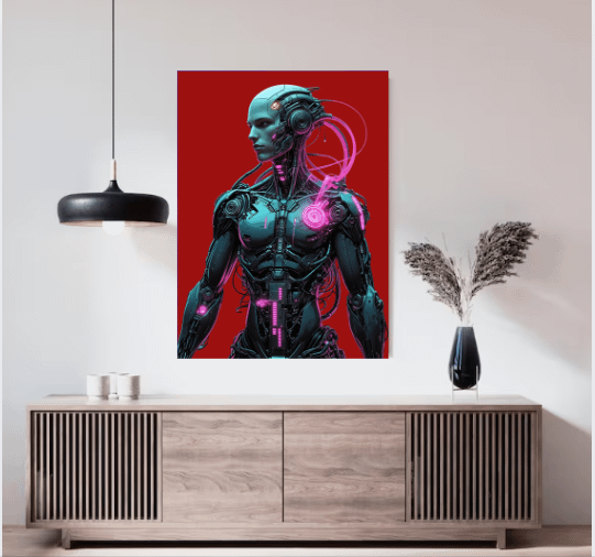 Cyber Punk Mechanical Anatomy Wall Art product image (2)