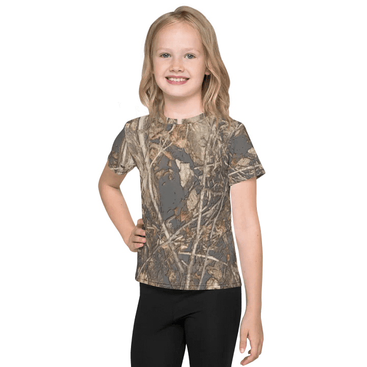 Kids Crew Neck T-Shirt - Dead Split - It Happennnns Camo product image (1)
