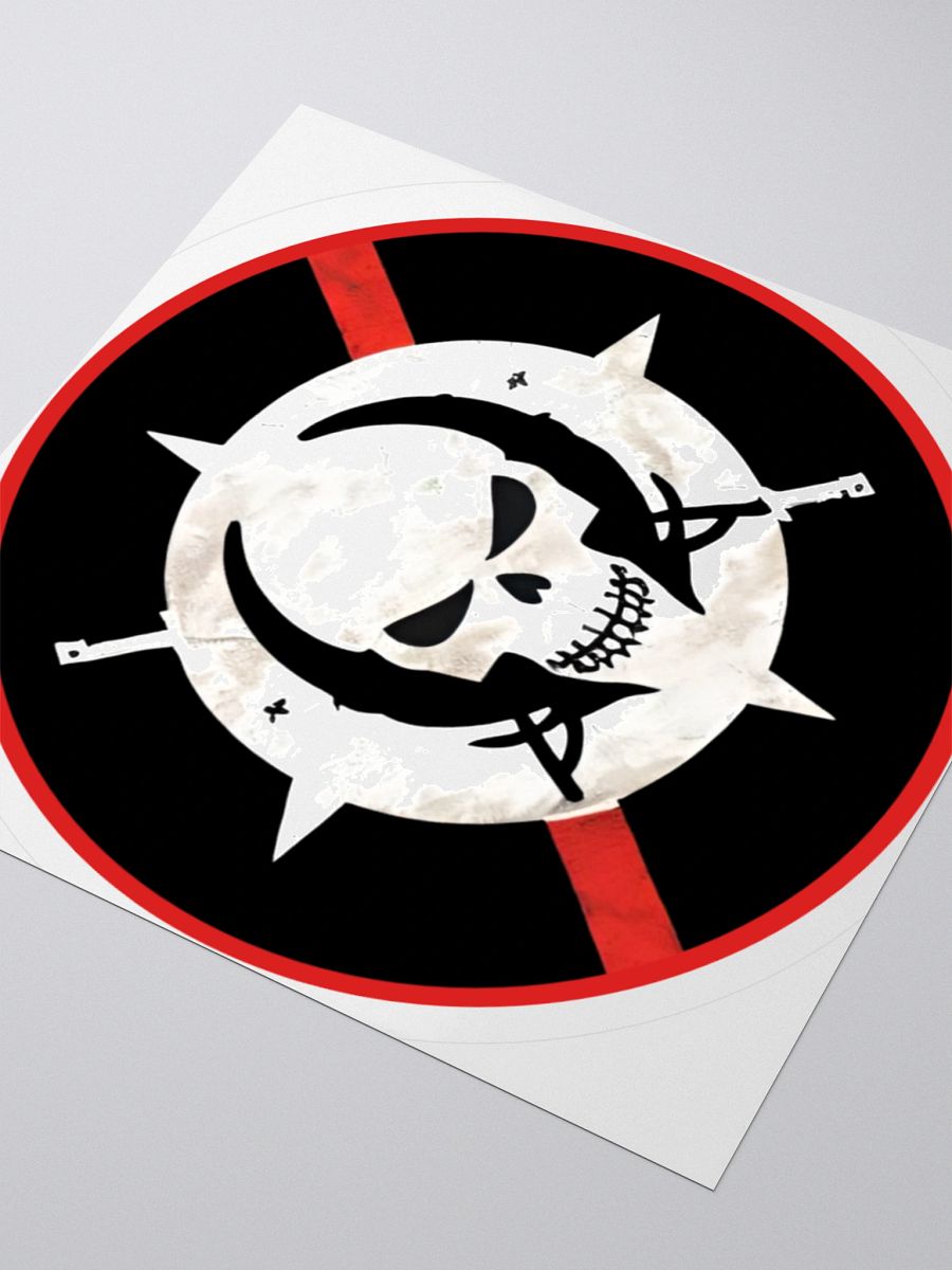 Blackjack Raiders Skull and Rifles Emblem Kiss Cut Stickers product image (8)