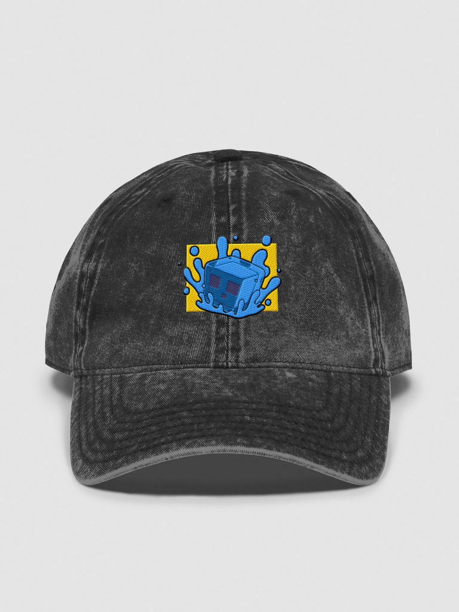 Blue Splashback hat (With yellow background) product image (1)