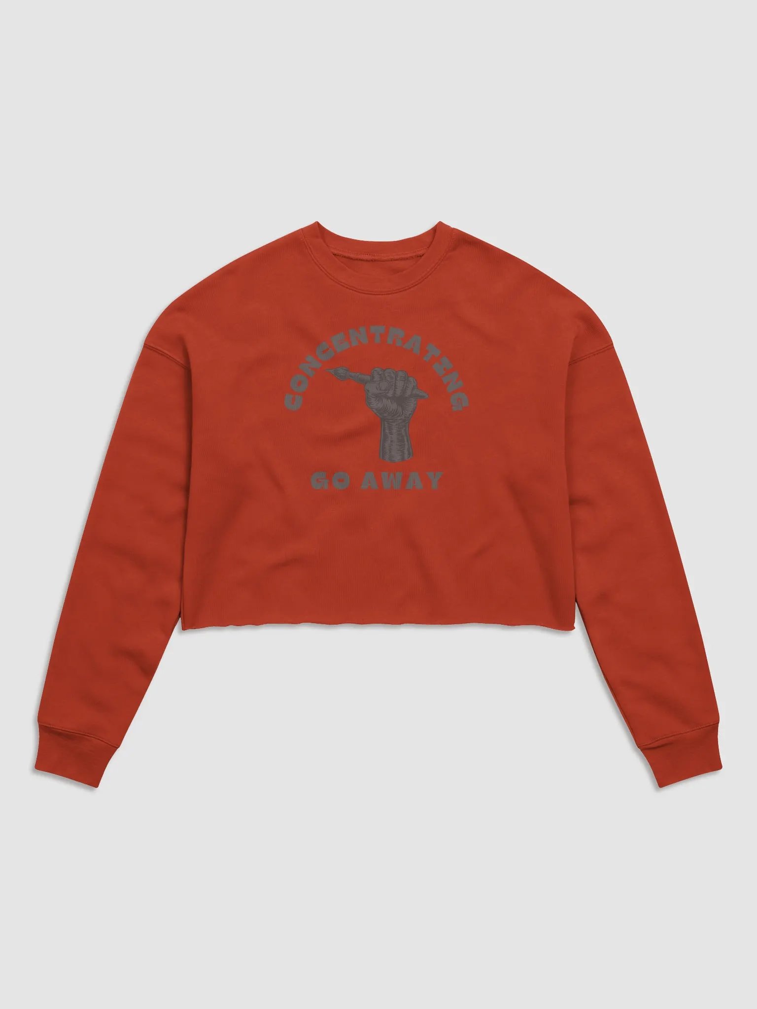 "Concentrating, Go Away" Cropped Sweater product image (1)
