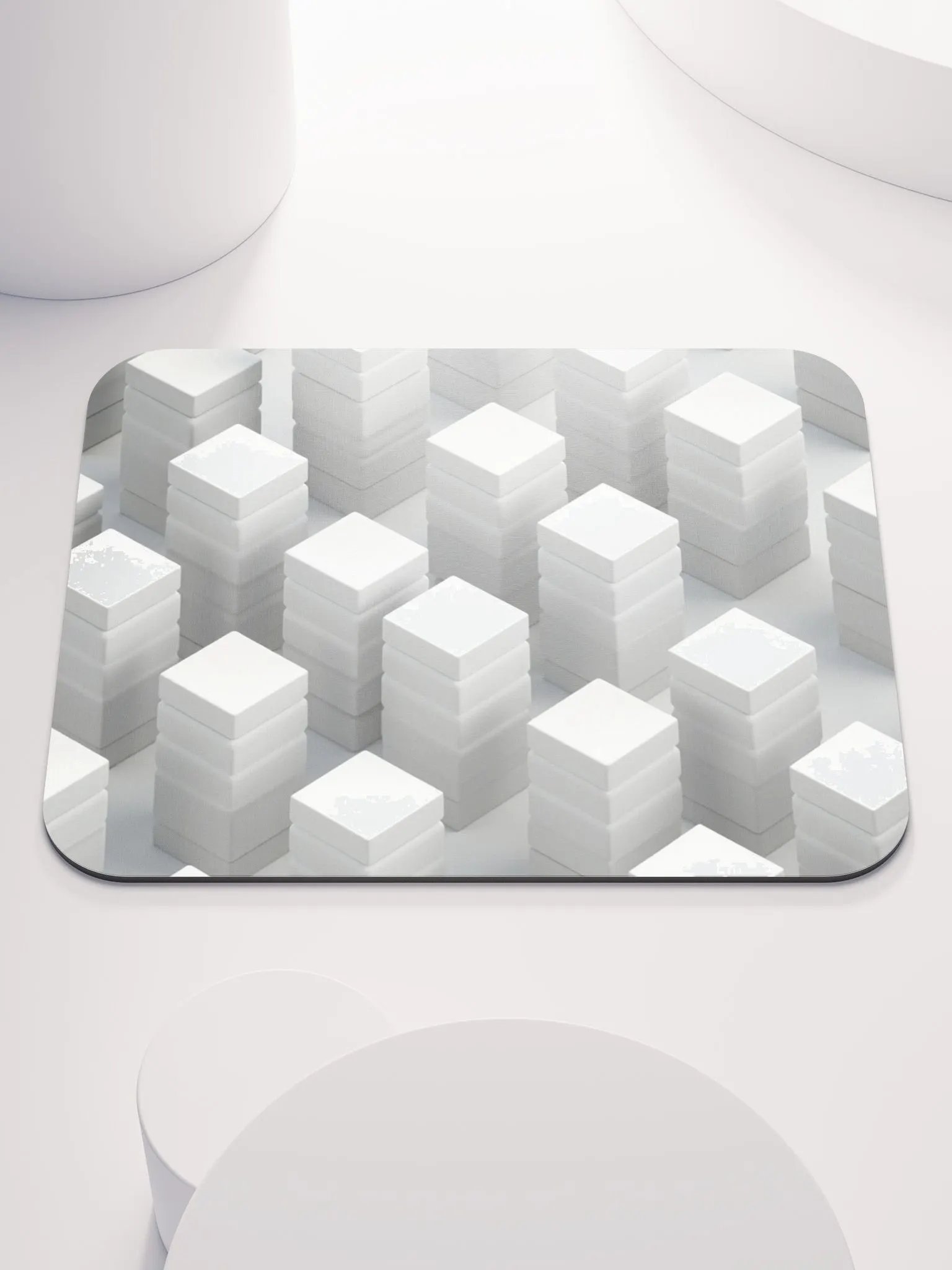 Repetitive Tower Grid Mouse Pad product image (1)