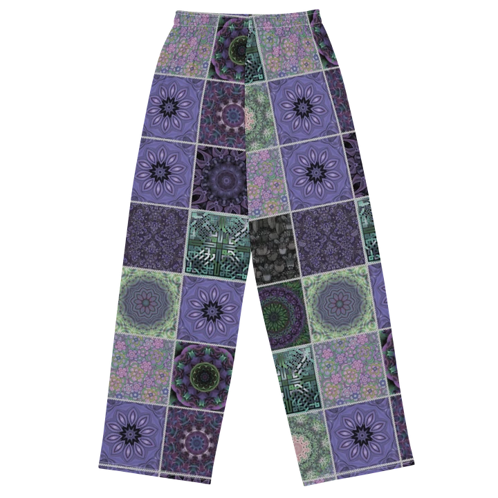 Lavender Crazy Quilt Wideleg Pants product image (1)